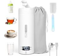 Dreamhigh® Bouilloire de Voyage 450ml, Mini Électrique 300W, Chauffe Eau Portable pour Café, Lait, Thé (220V)
