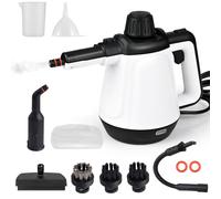 Dreamhigh® Nettoyeur Vapeur a Main 430ml, 1200W 3,5 Bar Nettoyeur Vapeur pour Canapé avec 9 Accessoires, Nettoyeurs Vapeur électriques Pour Taches sur Vitres, Lit,Matelas,Tapis,Voiture,Cuisines