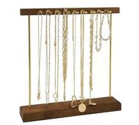Dreamhousey Présentoir à Bijoux, Pendentif, Collier, Porte-Bracelets, Accessoires de Présentation (Couleur Noyer)
