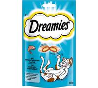 Dreamies au saumon pour chats délicieux snack en sachet fraîcheur 60g