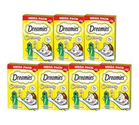DREAMIES Creamy avec Herbe à Chat et Fromage, 7 x 12 x 10 g Multipack - Friandises crémeuses pour Chats gâtés