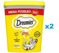 DREAMIES Mega Box 2x350 g une friandise au délicieux fromage pour chat
