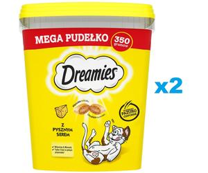 DREAMIES Mega Box 2x350 g une friandise au délicieux fromage pour chat