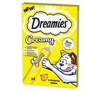 DREAMIES Nourriture complémentaire au fromage crémeux 4x10 g
