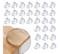 Dreamil Lot de 30 protège-coins de table pour bébé - Doux et non toxiques - Pour tous les types de meubles - Protègent votre bébé contre les dommages - Protections d'angle pour bébé (transparent)