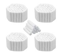 Dreamil Rouleaux de coton dentaires 200pcs Rouleaux de coton dentaires hautement absorbants Rouleaux de coton Gaze dentaire Rouleaux de coton Boules de coton Bouchons nasaux 100% coton Ouate de