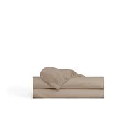DREAMIN *101 Drap housse pour lit double coton percale en dessous de 170 x 200 cm, 100 % pur doux, hypoallergénique frais, respirant, drap housse pour lit double élastique, hauteur 30 cm