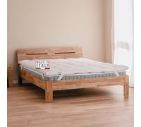 DREAMIN *101 - Topper pour lit double 160 x 200 cm en duvet respirant haute 6/8 cm, matelas double 4 saisons avec coins élastiques, matelas frais et doux pour un meilleur confort de nuit