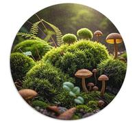 Dreamina-2025-07-05-4176-A Seamless Moss-Inspired Pattern, Featur... 1000 Pièces Puzzles Amusant, Stimulant Et Stimulant Puzzle pour Adultes Et Enfants Jeu Familial 1000pcs (67.5x67.5cm)