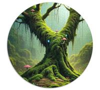 Dreamina-2025-07-07-3009-A Vibrant Moss-Inspired Digital Artwork,... 1000 Pièces Puzzles Amusant, Stimulant Et Stimulant Puzzle pour Adultes Jeu Créatif 1000pcs (67.5x67.5cm)