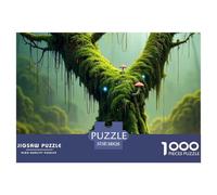 Dreamina-2025-07-07-3009-A Vibrant Moss-Inspired Digital Artwork,... 1000 Pièces Puzzles Soulage Le Stress Puzzle pour Adultes Et Enfants Jeu Créatif 38x26cm/1000pcs