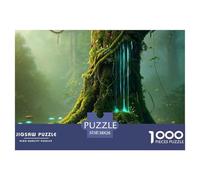 Dreamina-2025-07-07-5857-A Vibrant Moss-Inspired Digital Artwork,... 1000 Pièces Puzzles Défiant Et Éducatif Puzzle pour Adultes Et Enfants Décoration D'intérieur 38x26cm/1000pcs
