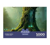 Dreamina-2025-07-07-5857-A Vibrant Moss-Inspired Digital Artwork,... 1000 Pièces Puzzles Soulage Le Stress Puzzle pour Adultes Et Enfants Jouets Éducatifs pour Tout-Petits 70x50cm/1000pcs