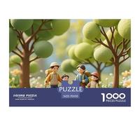 Dreamina-2025-07-15-3698-In The Miniature World, A Family Goes Hi... 1000 Pièces Puzzles Images Vibrantes Puzzle pour Adultes Et Enfants Jouets De Défi Familial 70x50cm/1000pcs