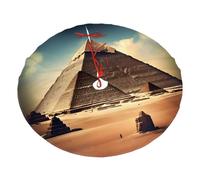 Dreaming of the Pyramids of Khufu Jupe de sapin en polyester imprimé 76,2 cm pour décoration de vacances, tapis décoratif de Noël doux