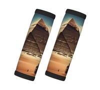 Dreaming of The Pyramids of Khufu Print Lot de 2 enveloppes de poignée de bagage pour valise, poignées souples, pour sac de cabine de voiture