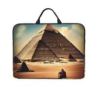 Dreaming Of The Pyramids Of Khufu Sac pour ordinateur portable 14" avec doublure antichoc et design portable, adapté pour un usage professionnel et quotidien.