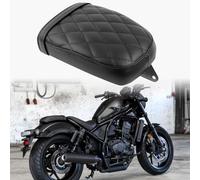 DREAMIZER Coussin De Confort En Gel Et Cuir Pour Passager De Moto Siège Absorbant Les Chocs Compatible avec Honda Rebel 1100 Cmx1100 2021-2025