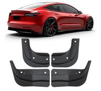 DREAMIZER Garde-Boue pour Tesla Model 3 2024 Protection Contre Les Sédiments du véhicule Pas de perçage Pas de Ruban adhésif Garde-Boue Protecteur, 4 pièces