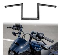 DREAMIZER Guidon Moto Z Bars 25 mm 1" pour Drag Custom avec 8 Pouces de Hauteur, Compatible avec Harley Honda Yamaha Suzuki Triumph Bobber Chopper Cruisers Sportster.