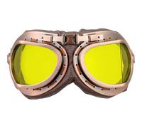DREAMIZER Lunette Moto Vintage Style Punk Coupe-vent Aviateur Pilote ATV Motocross Lunettes Anti-poussière