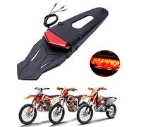 DREAMIZER Moto Dirt Bike Fender Feu arrière, Moto LED Frein Feux avec Support pour Off-Road SMR 690 CR EXC WRF 250 450 125SX XR DRZ KLX KMX WR125