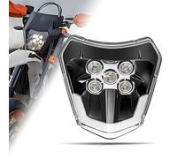 DREAMIZER Phare de Moto Dirt Bike, Universel Phare Avant LED DOT pour Pit bike Motocross Enduro Supermoto XC250 SX250 SXF250 EXC450 SX350 SXF450 EXC525 640LC4