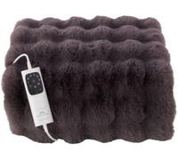 Dreamland Couverture chauffante Hygge Days Cloudy - Imitation fourrure Gris 160x120 cm 6T