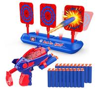 Dreamlandia Cible de Tir avec Pistolet Jouet - Jeu de Tir Amusant pour Enfants de 3 à 10 Ans - Compatible avec Varie Armes Jouets - 20 Bullets Incluses - Jeu Intérieur et Extérieur