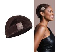 Dreamlover Wig Grip Cap Large Maintien Perruque, Marron Foncé | Fixe perruques et hijabs, protège le cuir chevelu, adapté Lace Front, idéal pour la perte de cheveux.