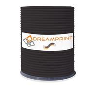 Dreamprint Corde extensible en caoutchouc élastique Blanc 100 m 10 mm Pour tendre et fixer (bâche, etc.)