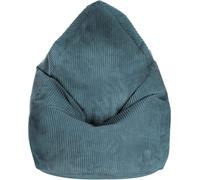 Dreamroots Bean Bag 80x80x120cm Pouf avec dossier et housse Coussin de sol Chill Sack Bubibag Pouf avec garnissage Pouf Ocean Depths