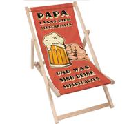 Dreamroots Chaise longue pliante bois, bois de hêtre jusqu'à 130 kg, Chaise longue pliante avec réglage de l'inclinaison du dossier en 3 positions, super pouvoirs