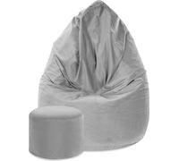 Dreamroots Pouf enfants avec garnissage, Coussin de sol Pouf enfants, Pouf chambre enfants 70x70x105 cm, Bean Bag enfants, Pouf enfants, Antarctica