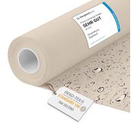DreamRoots Tissu imperméable extérieur au metre 160 cm Largeur - Toile exterieure impermeable 100% de polyester 600D 220g/m - Tissus au metre ameublement Creme mètre linéaire