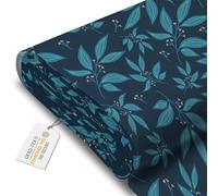 DreamRoots Tissu imperméable extérieur au metre 160 cm Largeur - Toile exterieure impermeable 100% de polyester 600D 220g/m - Tissus au metre ameublement In the middle of the night mètre linéaire