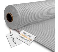 DreamRoots Tissu Velours Côtelé de 380 g/m² 140 cm de large - Rouleau Tissu Velours Ameublement Storm Gray 1M