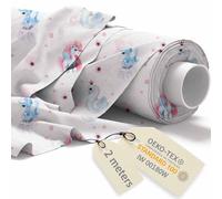 DreamRoots Tissus au Metre Enfant Coton - Patron Couture Enfant - Les Tissus Couture au Metre - Tissu Coton 160cm x 2M