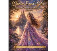 Dreams Forged in Color Enchanted Young Princesses in Gowns Volume 7: A Fantasy Coloring Book for Dreamers of Any Age