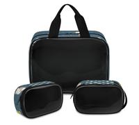 Dreams - Trousse de maquillage translucide avec imprimé mouton mignon pour homme et femme, trousse de toilette de voyage, trousse de toilette, organisateur de cosmétiques, couleur, XL, Trousse de