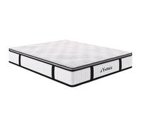 Matelas ressorts ensachés AMERICAN DREAM de DREAMEA - 160x200 cm - Très ferme - Blanc