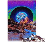 Dreamscape Puzzle 1000 pièces Jeux éducatifs Puzzle en Bois Jeu intellectuel 19,7x29,5 Pouces