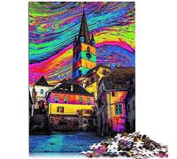 Dreamscape Puzzles 1000 pièces pour Adultes Puzzle en Bois Décoration de la Maison Puzzles 19,7 x 29,5 Pouces