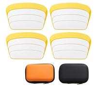 Dreamsolearoy Lot de 4 Porte-Cartes pour Enfants et Adultes + 2 Sacs de Rangement | Porte-Cartes à Jouer en Plastique pour UNO, Poker, Rommé | Adapté aux Enfants, Voyage et soirée de Jeu en Famille