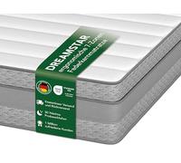 DREAMSTAR Comfort Matelas à ressorts ensachés, ergonomique, 7 zones, hauteur 18 cm, dureté 3 (H3), 140 x 200 cm