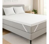 DREAMSTAR Easy Dream Surmatelas 160 x 200 cm H5 - Surmatelas avec noyau en mousse froide - Dureté 5 - Certifié Öko-TEX - 5 cm de haut