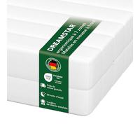 DREAMSTAR Easy Flex | Matelas en mousse à 7 zones ergonomique | Certifié Öko-Tex | Dureté 3 et 4 | Matelas roulé de 16 cm | 90 x 190 cm