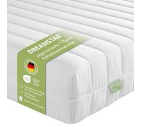 DREAMSTAR Easy Flex - Matelas ergonomique en mousse froide à 7 zones - Certifié Öko-Tex - Degré de dureté 3 et 4 - Matelas enroulable 21 cm - 140 x 200 cm