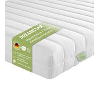 Dreamstar easy flex Matelas orthopédique, en mousse confort, 7 zones, certifié Öko-Tex, niveau de fermeté 2 et 3, 80 x 200 cm