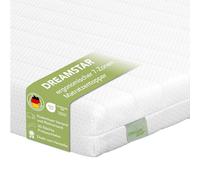 DREAMSTAR Easy Flex - Surmatelas ergonomique avec noyau en mousse froide - Avec degré de dureté 3 et 4 - Certifié Oeko-Tex - 10 cm de haut - 140 x 200 cm